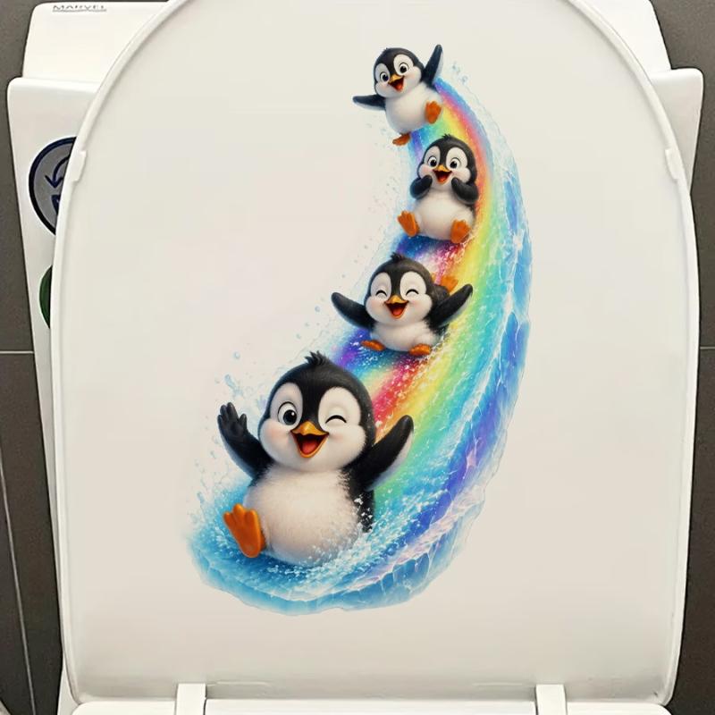 Jet Home Bathroom - 1 шт. милой наклейки на крышку