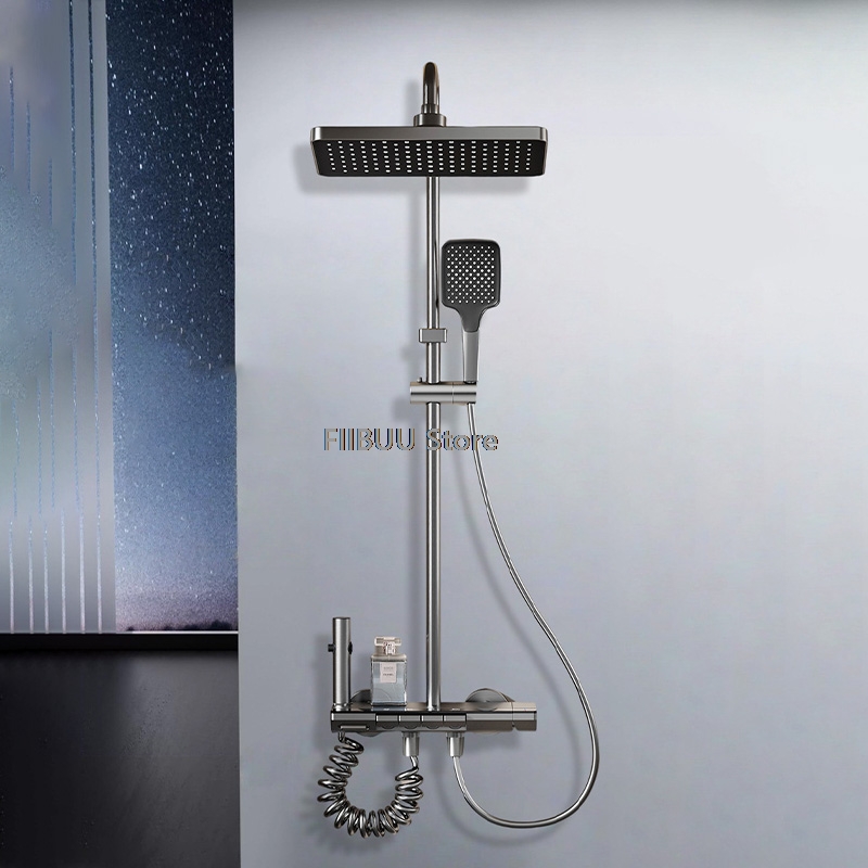 Home Outlet Bathroom - Душевая система с LED-дисплеем, большой душевой