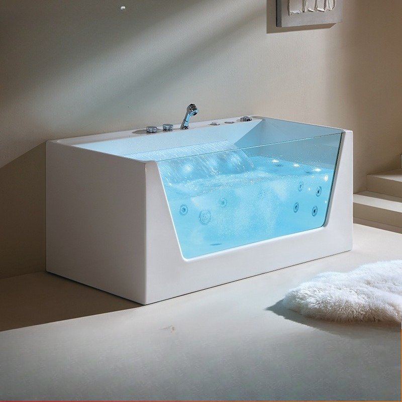 Home Bathroom Jacuzzi Tub - Акриловая массажная ванна, умная термостатическая спа-ванна,