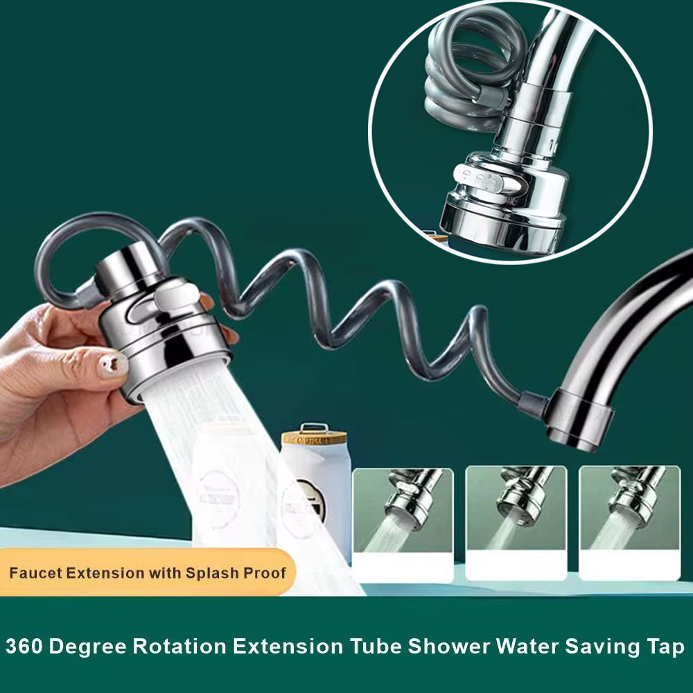 Home Bathroom Water Filter - Новый 3-режимный смеситель для раковины, вращение