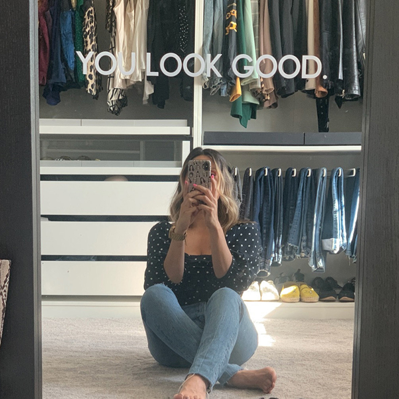 Home Goods Bathroom Mirrors - Вы выглядеть хорошо, зеркальная наклейка на