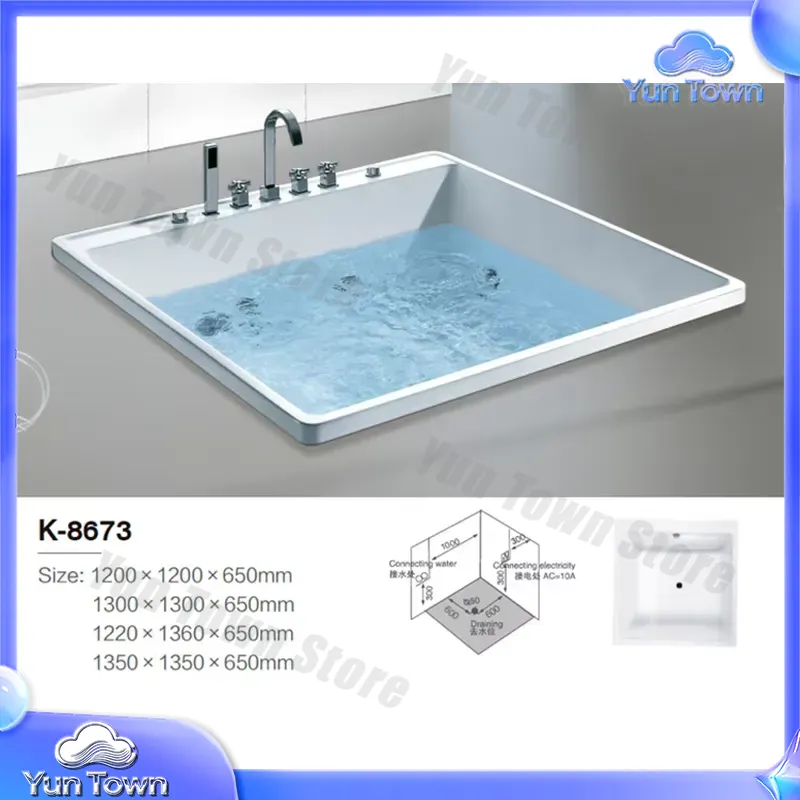 Ванна-джакузи для домашнего сп – обзор и цена Home Bathroom Jacuzzi Tub