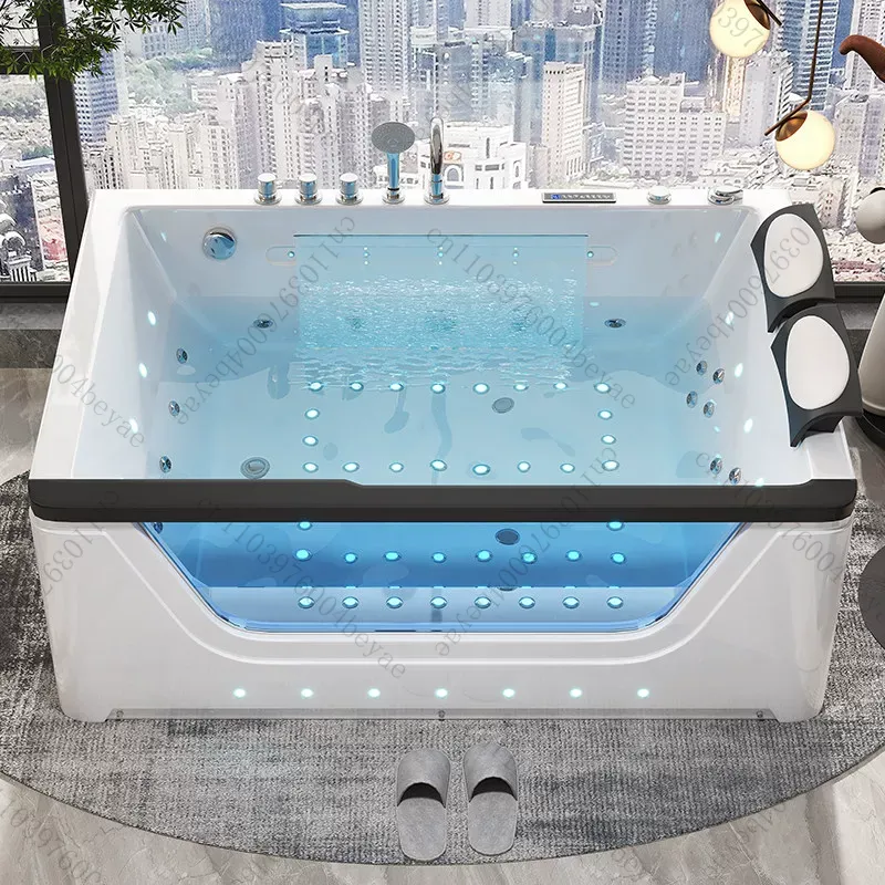 Двухместный акриловый джакузи  – обзор и цена Home Bathroom Jacuzzi Tub