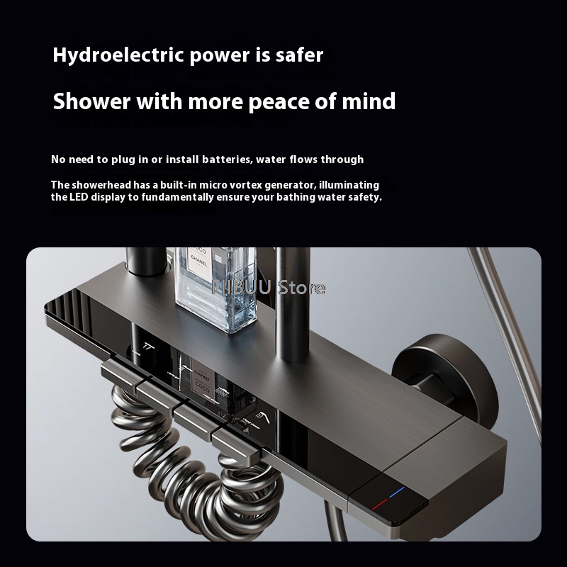 Душевая система с LED-дисплеем – обзор и цена Home Outlet Bathroom