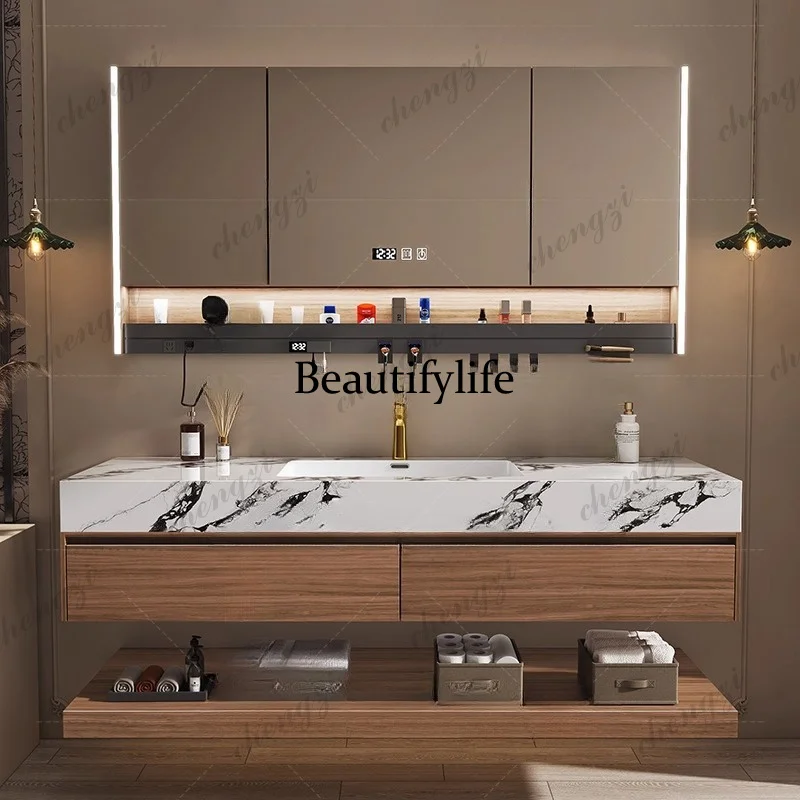 Туалетный шкаф M02 из дерева д – обзор и цена Home Bathroom Vanity Combo