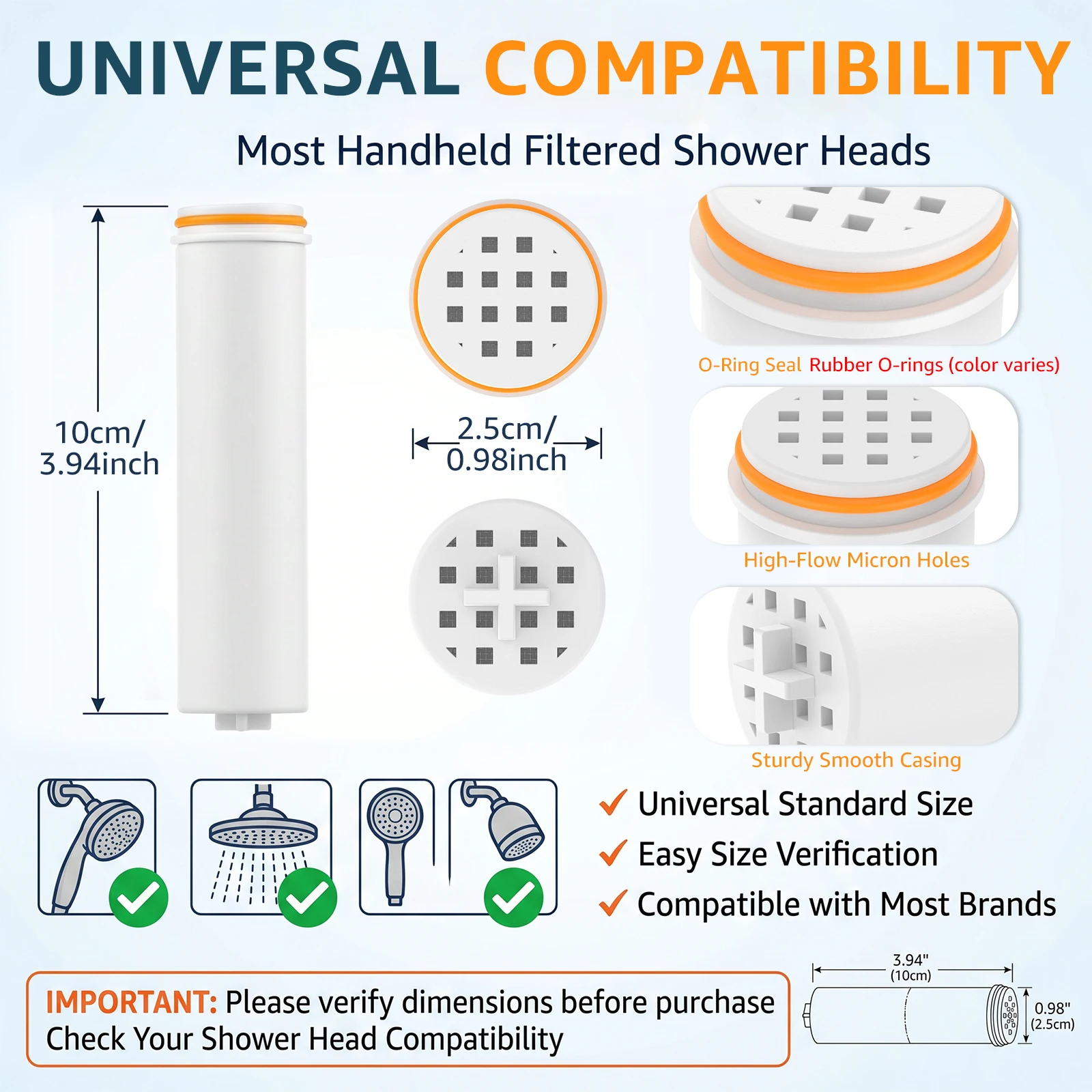 2 шт. сменных фильтров для душ – обзор и цена Home Bathroom Water Filter