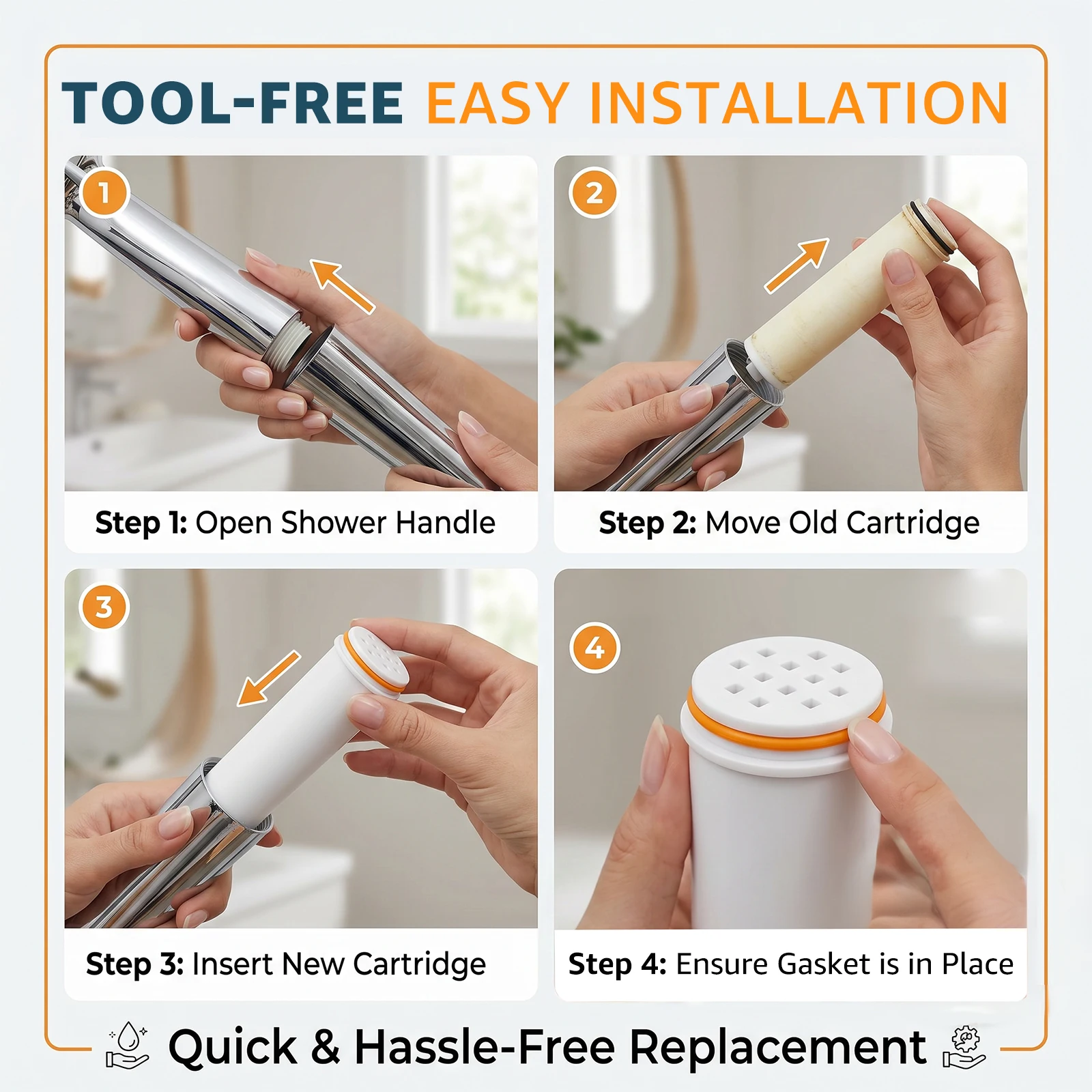 2 шт. сменных фильтров для душ – обзор и цена Home Bathroom Water Filter