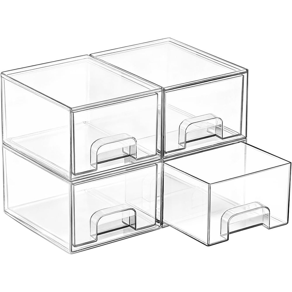 Маленькие прозрачные штабелиру – обзор и цена Home Goods Bathroom Storage
