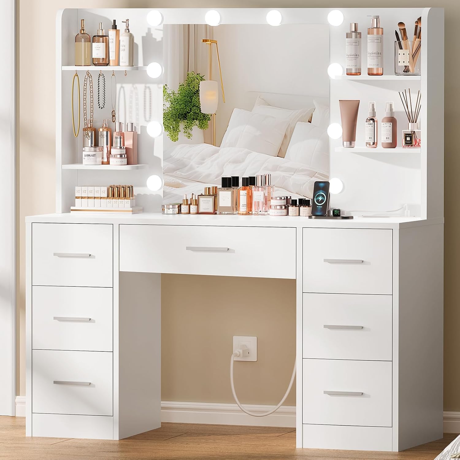 Большой туалетный столик с LED – обзор и цена Home Outlet Bathroom