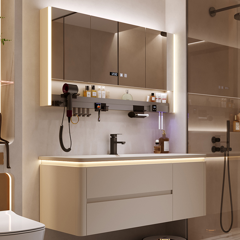 Современные простые шкафы для  – обзор и цена Home Bathroom Vanity Combo