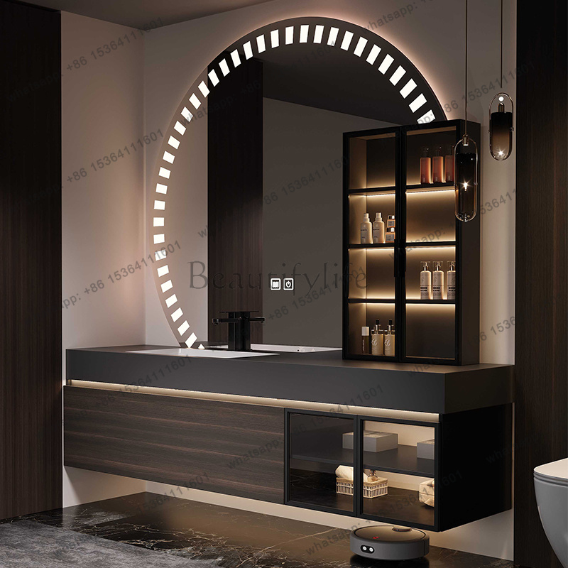 LJYOrganizer Современный модны – обзор и цена Home Bathroom Vanity Combo