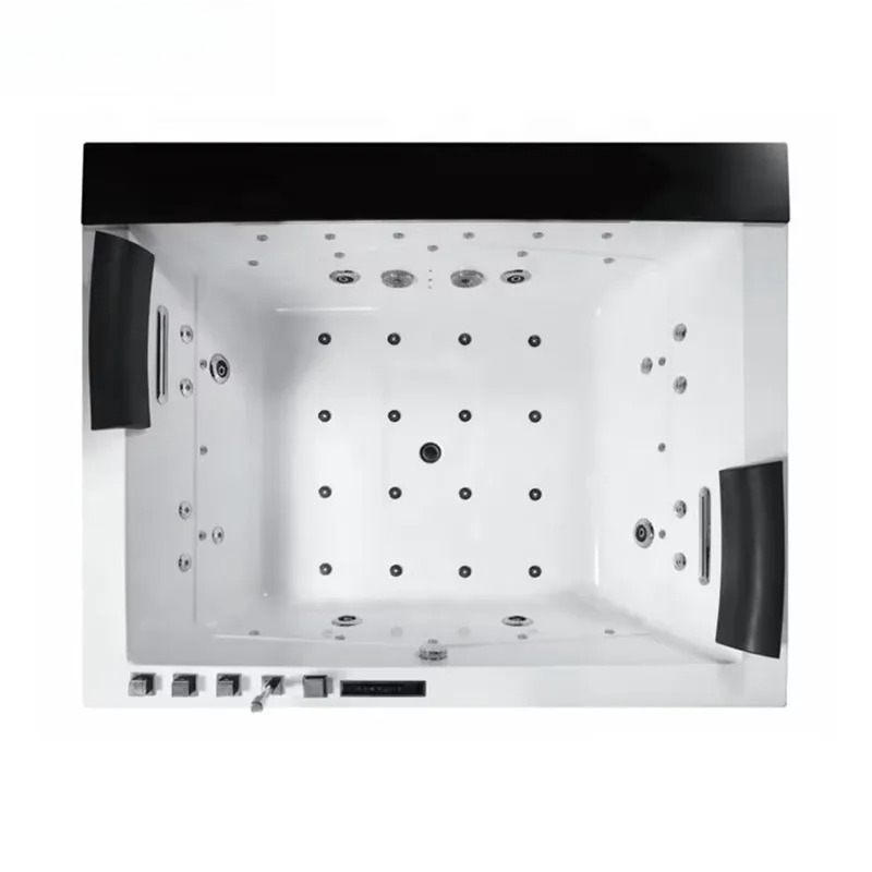 Двухместная ванна-джакузи с ци – обзор и цена Home Bathroom Jacuzzi Tub