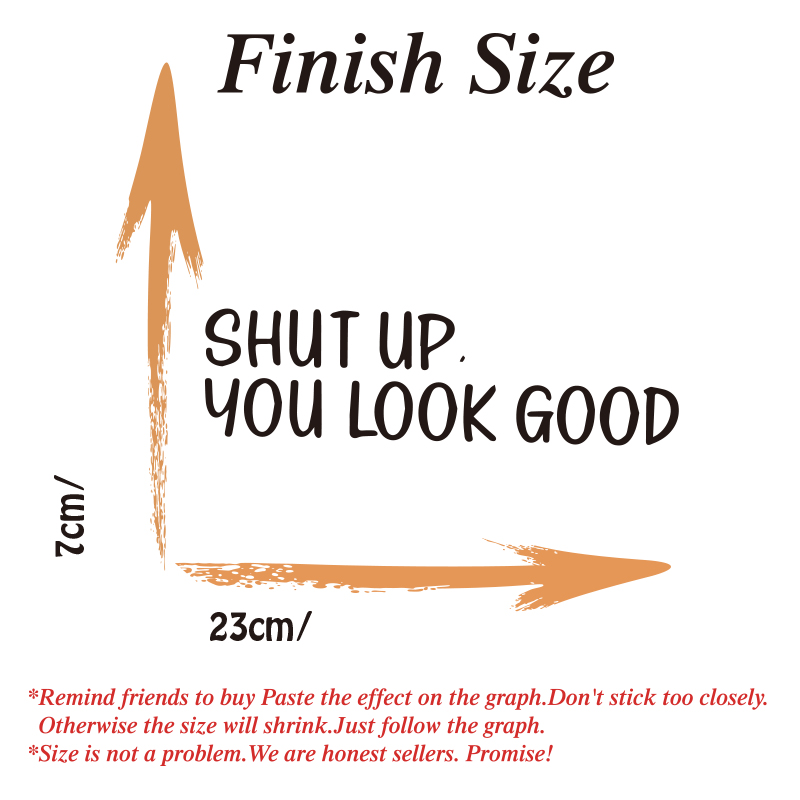 Стикер Sh * t UP You Look Good – обзор и цена Home Goods Bathroom Mirrors