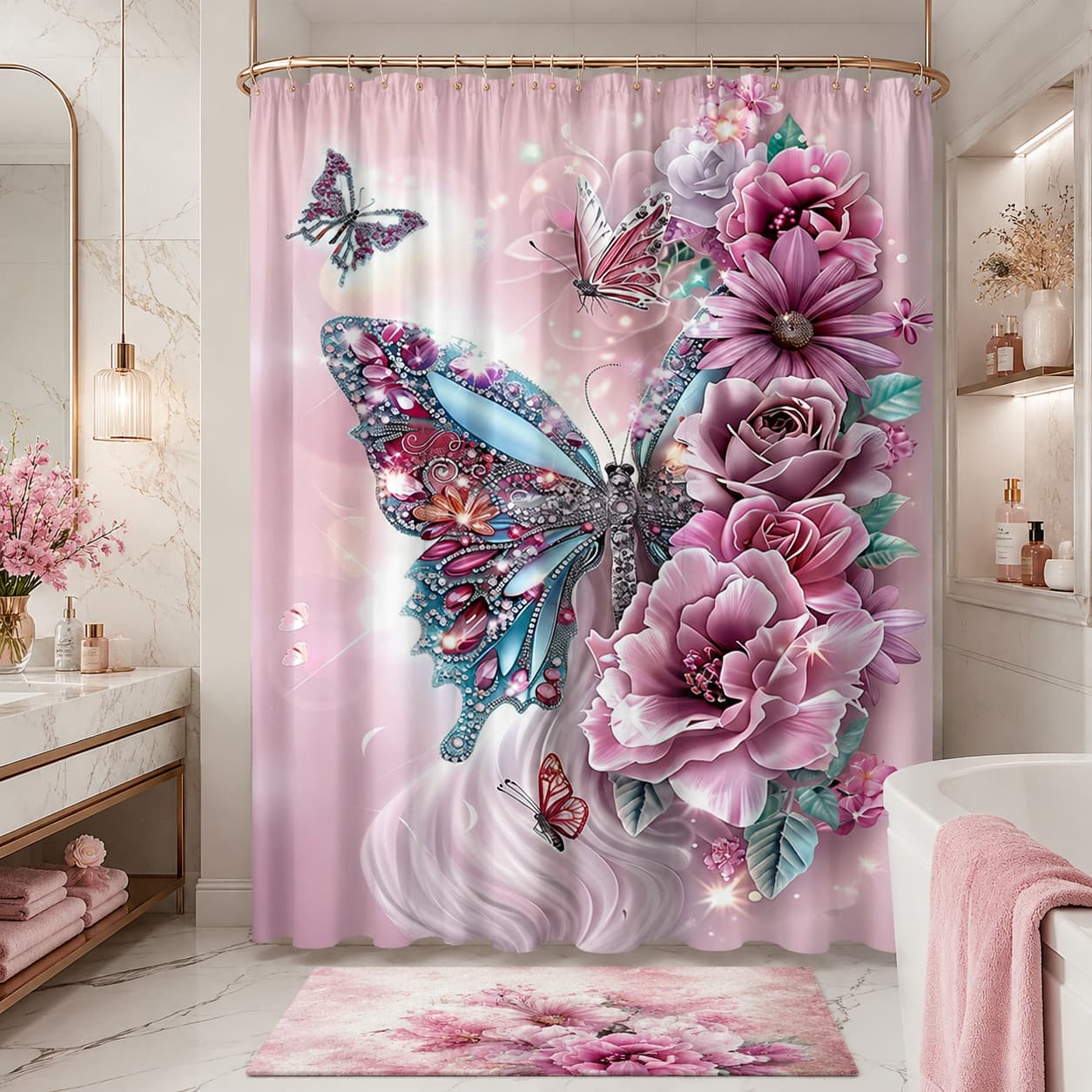 Плоская 2D шторка для душа, 1  – обзор и цена Home Bathroom Partition