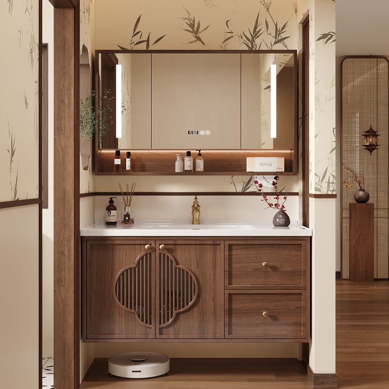 Роскошный современный шкаф, бу – обзор и цена Home Bathroom Vanity Combo