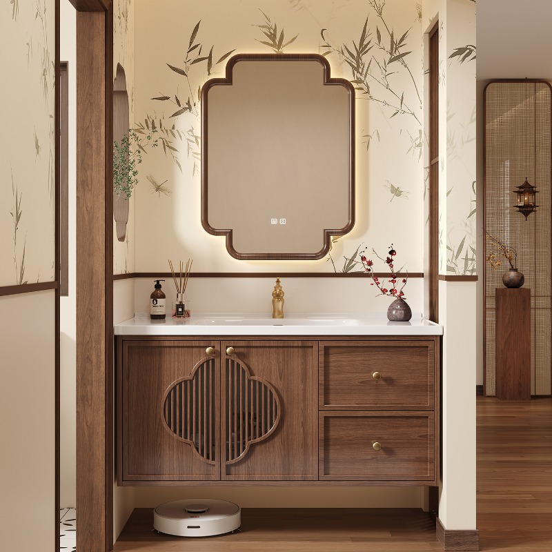 Роскошный современный шкаф, бу – обзор и цена Home Bathroom Vanity Combo