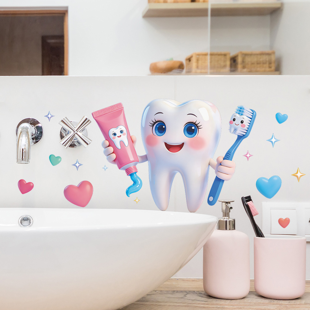 Наклейка на стену с мультяшным – обзор и цена Jet Home Bathroom