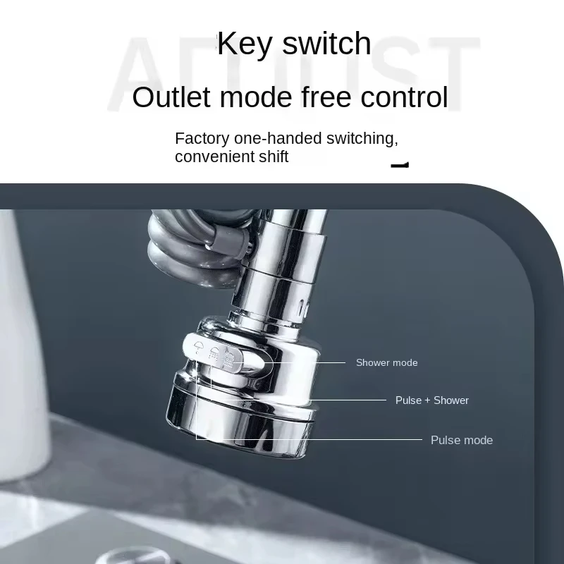 Новый 3-режимный смеситель для – обзор и цена Home Bathroom Water Filter
