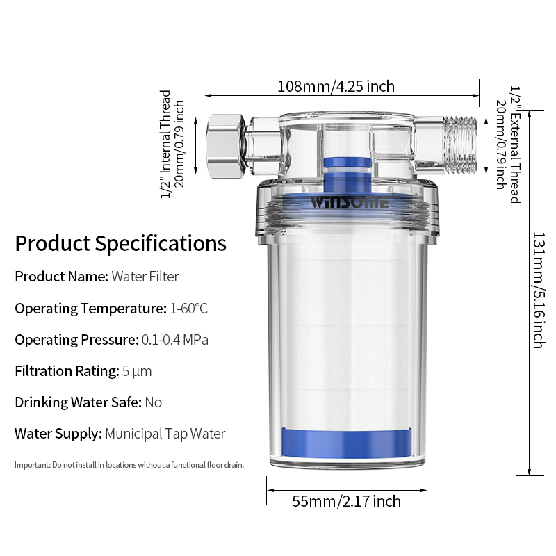 Система предварительной фильтр – обзор и цена Home Bathroom Water Filter