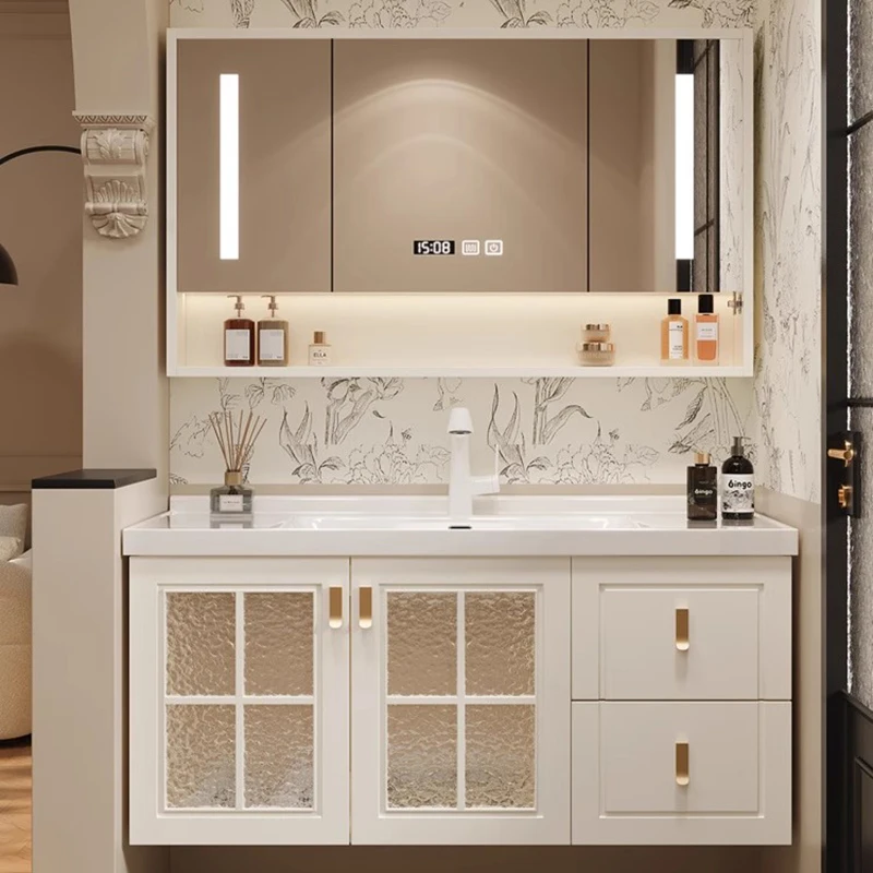 # Французский винтажный дубовы – обзор и цена Home Bathroom Vanity Combo