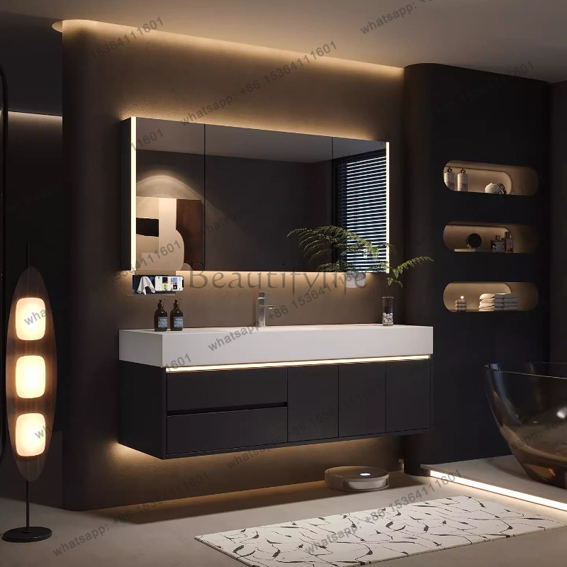 Шкаф YJ Luxury Drawers с бумаж – обзор и цена Home Bathroom Vanity Combo