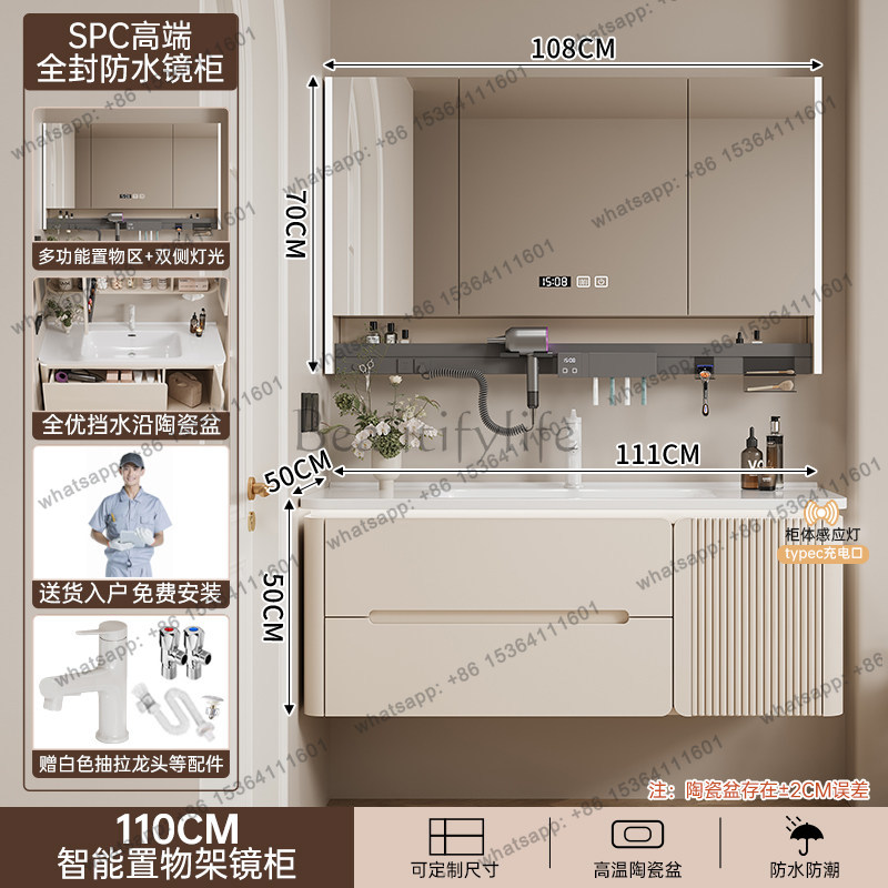 LJYLuxury Современный шкаф для – обзор и цена Home Bathroom Vanity Combo