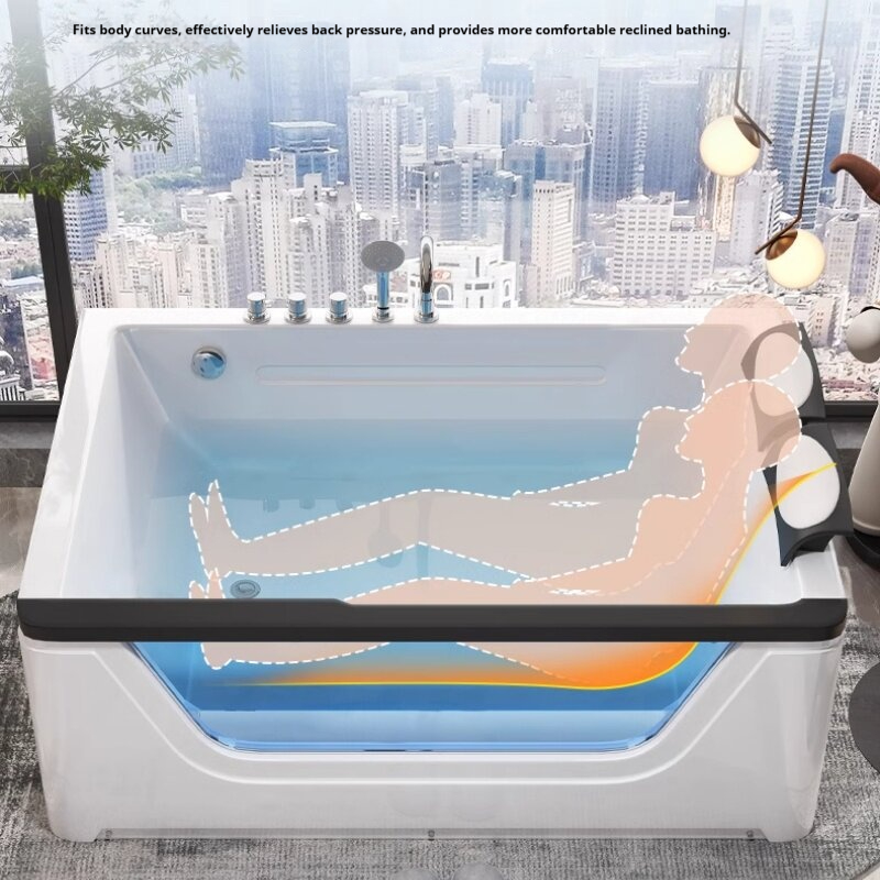 Двухместный акриловый джакузи- – обзор и цена Home Bathroom Jacuzzi Tub