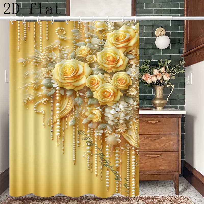 1 шт. Золотистая штора для душ – обзор и цена Home Bathroom Partition